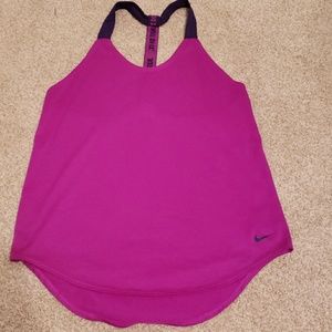 Nike T back tank